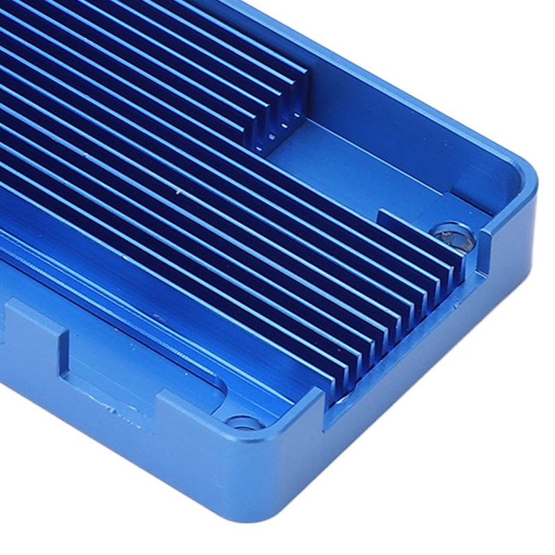 Micro Computer Enclosure CNC Aluminum Shell Passive Cooling Case for