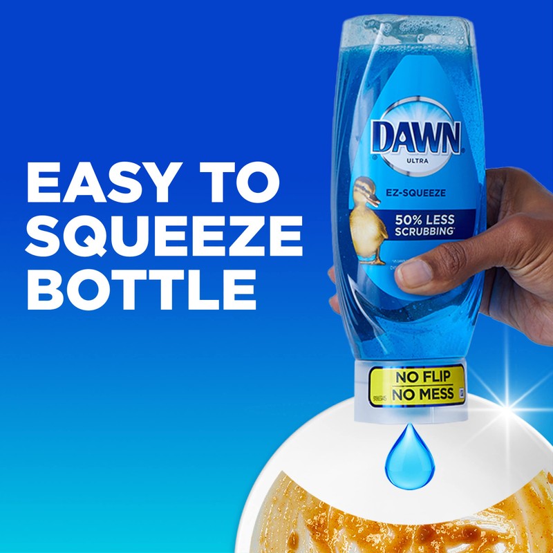 Dawn Ultra Dish Soap, EZ-Squeeze Dishwashing Liquid, Original Scent, 650