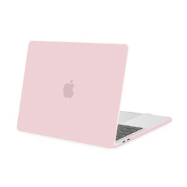 MOSISO Compatible with MacBook Pro 13 inch Case M2 2024, 2023, 2022-2016 A2338 M1 A2251 A2289 A2159 A1989 A1708 A1706 with/Without Touch Bar, Protective Plastic Hard Shell Case Cover, Rose Quartz