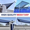 Dump Trailer Tarp 7'X18' Heavy Duty 18oz PVC Mesh Dump