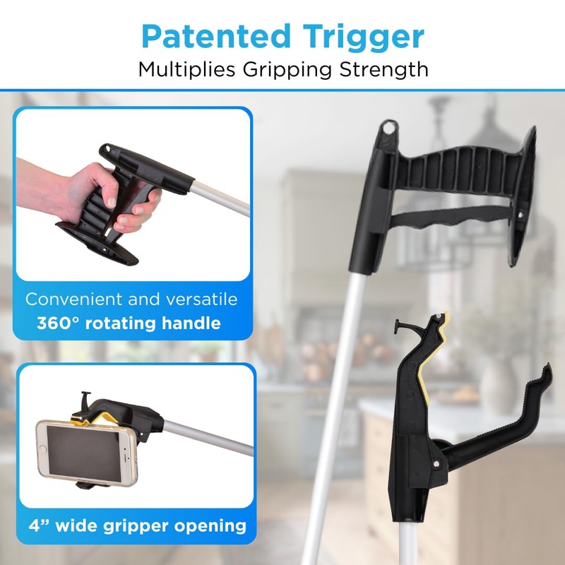NOVA Reacher Grabber Tool for Seniors – 32” Lightweight Pick
