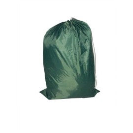 Laundry Bag - Locking Drawstring Closure and Machine Washable. These Large Bags will Fit a Laundry Basket or Hamper and Strong Enough to Carry up to Three Loads of Clothes (Forest green)