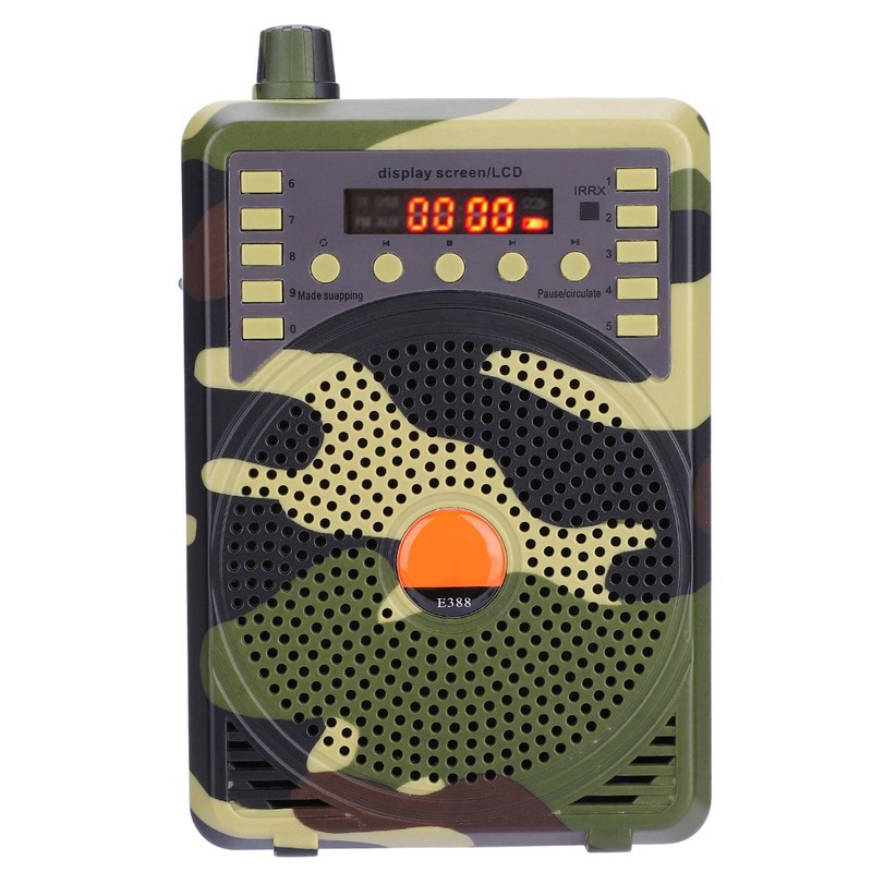 Portable Electronic Bird Caller Hunting Decoy Calls MP3 Speaker Remote