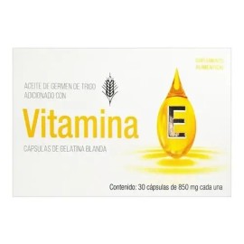 Progela Vitamina E 30 Capsulas C/aceite De Germen De Trigo. Sabor No