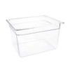 Polycarbonate Gastronorm Container - 1/2 Size - 200mm depth. 10.8