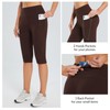 baleaf Women's Yoga Compression Capris with Pockets Knee Length Leggings