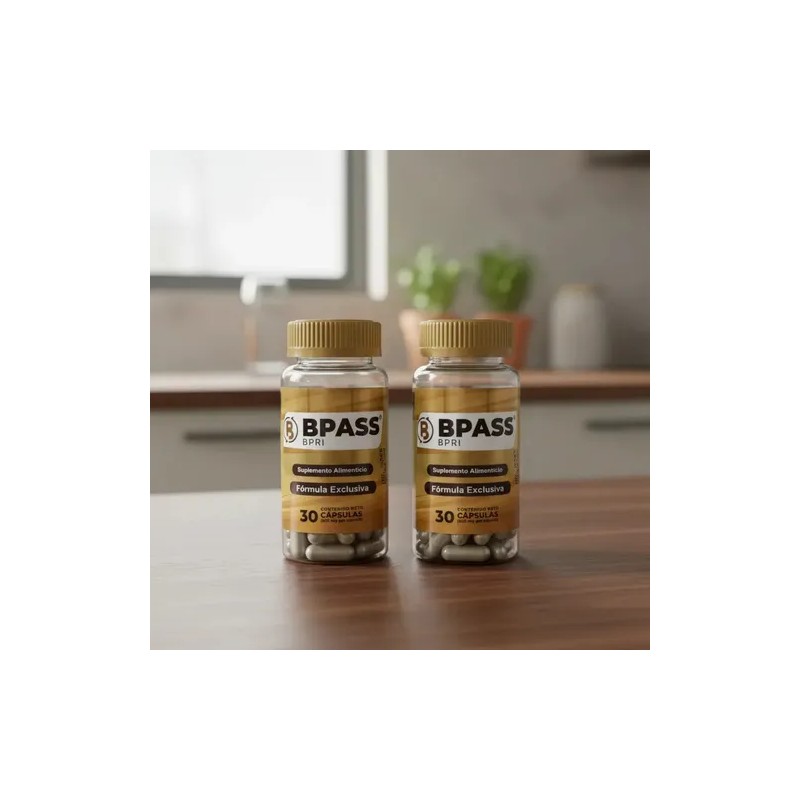 BPRI BPASS BPRI Dorado, Pack de Suplemento Herbal con 30