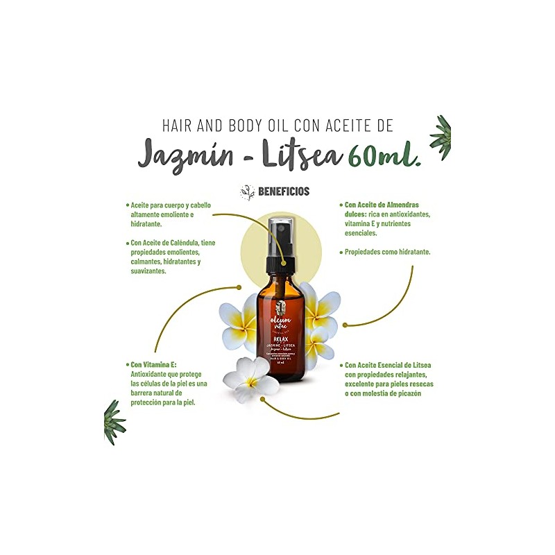 OLEUM VITAE Kit Aceites Cabello Y Cuerpo Florales