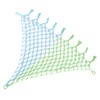 Triangular Toy Hammock Plush Toys Cotton Rope Woven Net Pocket