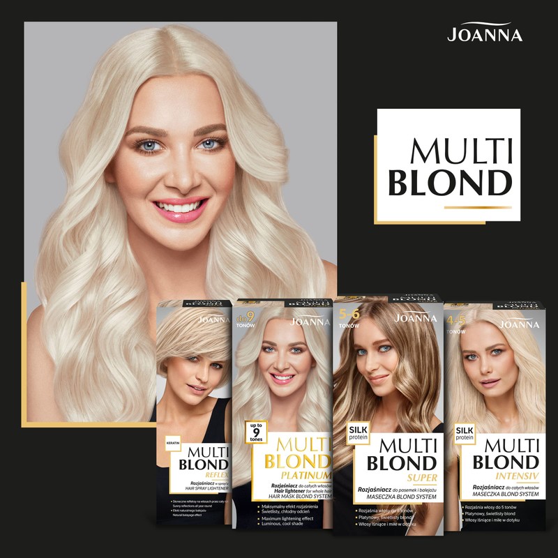 Joanna Multi Blond Super Aufheller für Highlights und Baleyage 4-6