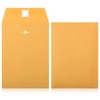 Zonon 100 Pieces 3 Sizes Clasp Envelopes Kraft Paper Catalog
