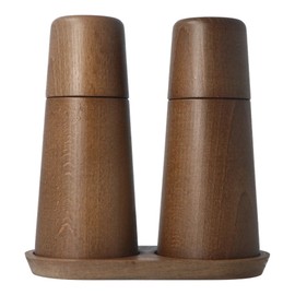 Sands Made Salt & Pepper Mill Bundle, Beechwood / Walnut Stained Beechwood / Walnut Stained Beechwood