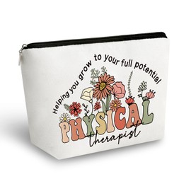 Yoxiumi Christmas Gift for Therapist Physical Therapist Gifts for Women Physical Therapy Gifts for Women Therapist Gift Bags Therapy Bag PT Makeup Bag Hottest Christmas Gift 2025