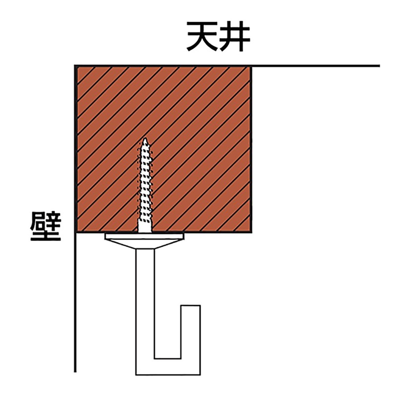 Fukui Metal Craft F-0032 Double Folding Nails, Large Load Capacity,