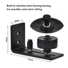 TIMESETL Sliding Door Floor Guide 8-in-1 Adjustable Floor Roller Guide,