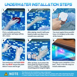 VIDOME Rechargeable Pool Lights, Pool Lights with Remote, IP68 Full Waterproof Submersible Led Lights Built-in Magnet 16 Color Changing Floating Lights for Bathtubs, Ponds, Party Decor (4 Set)