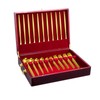 Wooden Silverware Chest without Silverware silverware storage box, Silverware Box