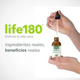 Serum de Tea Tree, Suero Facial Life180 de 50ml, Control de Grasa y Acné con efecto hidratante para todo tipo de piel