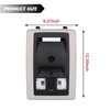 TQPONLY Overhead Console LED Dome Light W/Homelink Compatible with Dodge