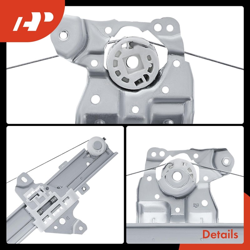 A-Premium Front Right Passenger Side Power Window Regulator Without Motor