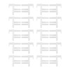 ECSiNG 20Pcs Window Blind End Clips Left & Right SE910411