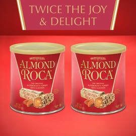Almond Roca Buttercrunch Toffee with Chocolate and Almonds (Pack of 2),1.87 pounds
