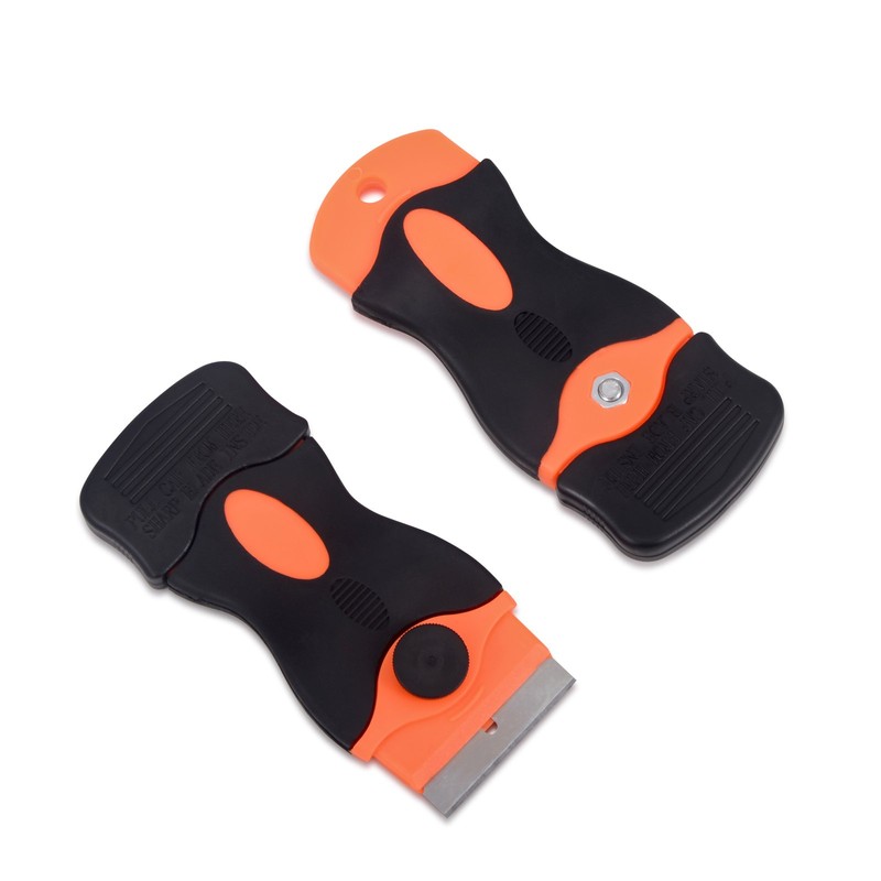 Winjun Pack of 2 Ceramic Hob Scraper Glass Scraper Vignette