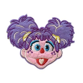 Cute Muppet Iron-on/Sew-on Embroidered Patch, 3.75" x 3"