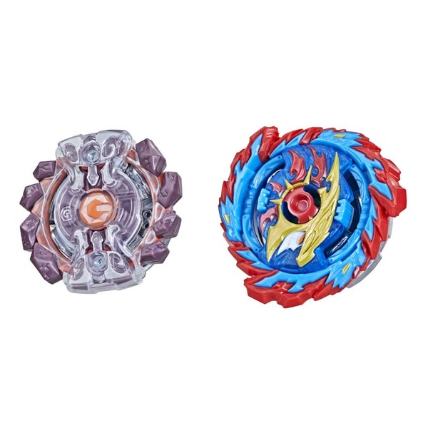 Beyblade Burst Surge Speedstorm Mirage Helios H6 and Gaianon G6