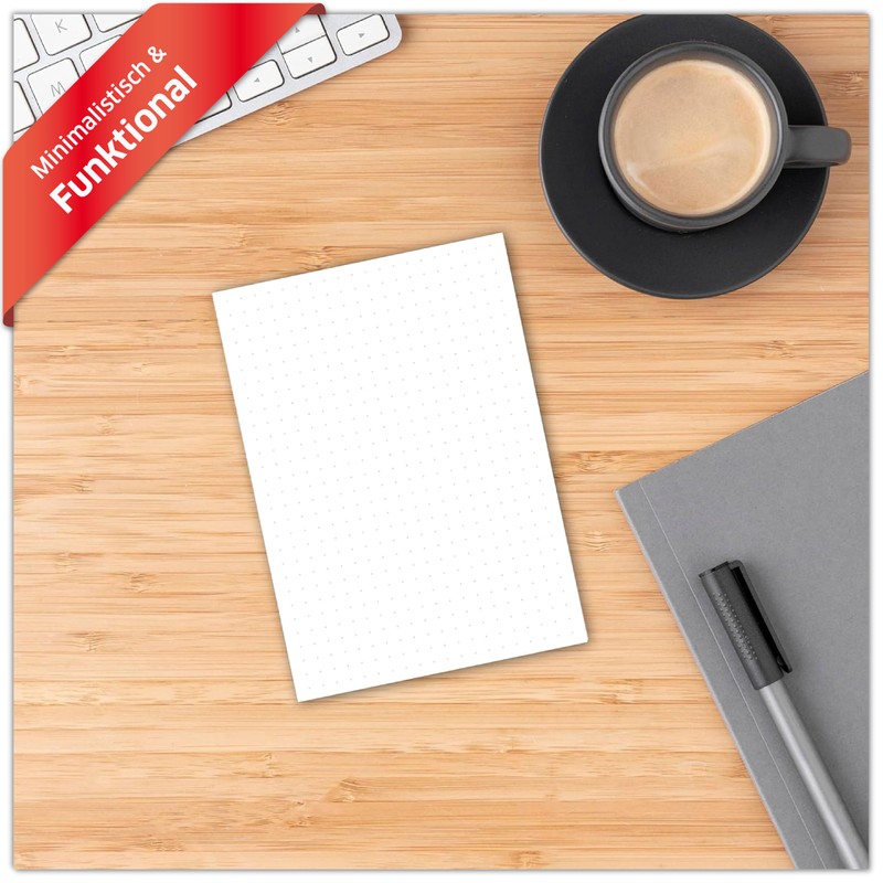 Primus Print Notepads - Set of 5 A6 Dotted -