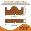 Big Hard Hat Sweatband, Hardhat Liner Sweat Band with Snap