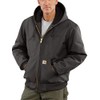 Carhartt Men's Quilted Flannel Lined Duck Active Jacket J140,Gravel,Medium