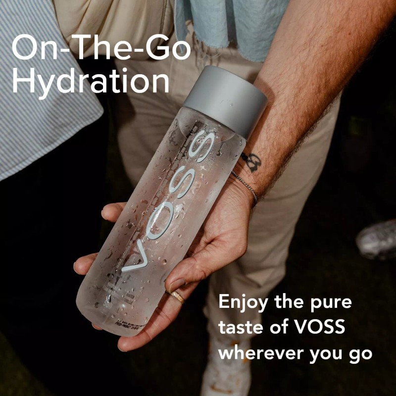 Voss Water Bottles Pack Of 12 16.9 Fl Oz Bpa