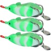 3Pcs Sequin Conversion Soft Artificial Simulation Snakehead Lure Bait Fishing