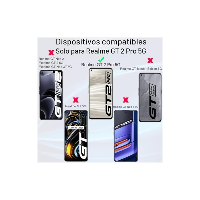 Ibywind para Realme GT 2 Pro 5G 6.7, 2 Protector