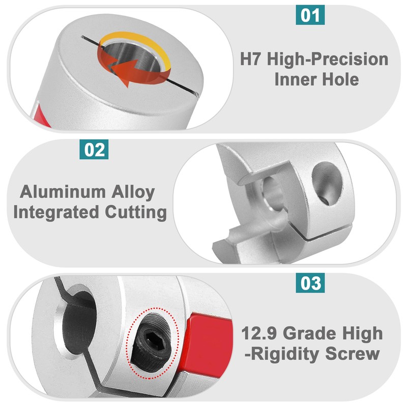 Shaft Coupling 5 mm to 8 mm Waves Flexible Coupler