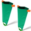 Threlaco 2 Pcs Easy Slide Open Toe Compression Sock Aid