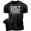 New Day Same Goal, Get Big Funny Bodybuilding Lifting T-Shirts