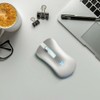 Vorago MO-305-SLIM Mouse inalámbrico Clics Silenciosos Recargable Iluminación RGB Dongle