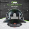 GREEN DEVIL Full Brim Hard Hat Vented Construction Safety Helmet