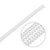 uxcell Insulation Braid Sleeving, 9.8Ft-3mm High Temp Fiberglass Sleeve White