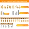 Premium Wood Burning Kit 43PCS, Dual Power Mode Wood Burner
