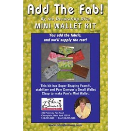 Decorating Diva Add The Fabric Mini Wallet Kit Pattern