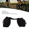Bicycle Bike Rear Seat Carrier Bag Canvas Cycling Double Bags
