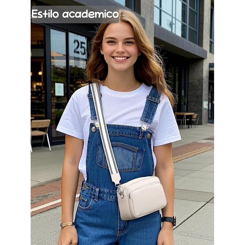 Bolso Crossbody para Mujer con Correa Ajustable y Bolsillo con