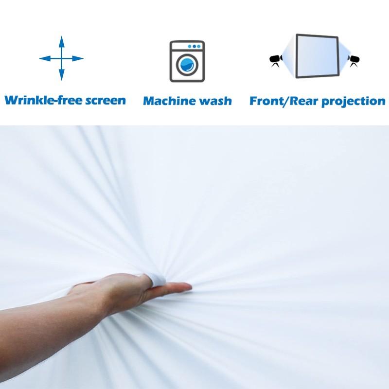 Replacement White Screen Yimukaka 25ft Inflatable Projector Screen,No Seam,Inflatable Frame