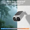 RICHCHO 2pcs 2.4G/5G WiFi Cameras for Home Security with Embedded
