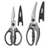 Cangshan 2-Piece Heavy-Duty Shears Set with Guards, Gray, 10300543