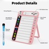 2 Pcs Magnetic Chore Chart for Kids, ADHD Task Tracker