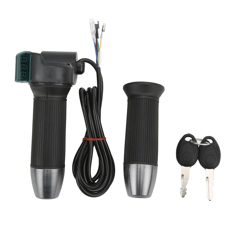 Electric Bike Handlebar Throttle Twist Grip Plastic Twist Throttle Accelerator
